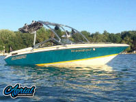 1992 Sunbird 205 Corsair with Airborne Wakeboard Tower