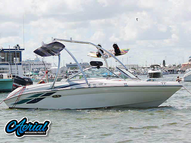 SBU Boat Cover For Sea Ray 180 Bow Rider, Fits 1998 1999 2000 2001 Models