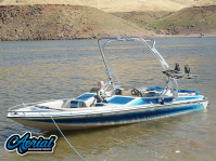 1987 Eliminator with FreeRide Wakeboard Tower