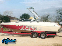 2000 Glastron GX225 with FreeRide Wakeboard Tower