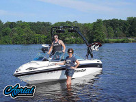 1990 Mastercraft Maristar 210 with FreeRide Wakeboard Tower