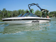 1998 Malibu with FreeRide Wakeboard Tower