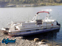 2010 Sun Tracker Party Barge 240 with F250 Pontoon Tower