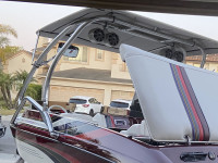 1994 Eliminator 230 Eagle wakeboard tower, speakers and bimini