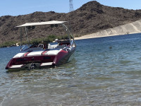 1994 Eliminator 230 Eagle wakeboard tower, speakers and bimini