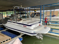 2000 Cobalt 252 wakeboard tower and bimini