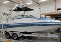 2008 Nauticstar 232DC wakeboard tower, bimini, racks and speakers