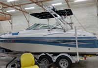 2008 Nauticstar 232DC wakeboard tower, bimini, racks and speakers