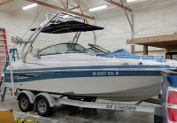 2008 Nauticstar 232DC wakeboard tower, bimini, racks and speakers