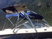 2008 Bayliner 185 wakeboard tower with racks and speakers