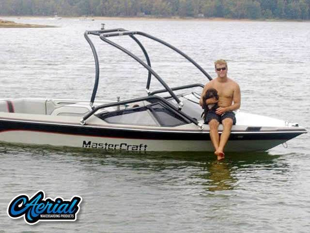 1987 Mastercraft Prostar 190 with an Airborne 2.0 Wakeboard Tower