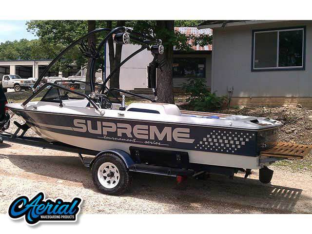 1988 Ski Supreme with an Airborne 2.0 Wakeboard Tower, photo 2 of 2