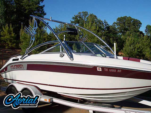 1989 Celebrity 190vbr with an Assault Wakeboard Tower, photo 3 of 3