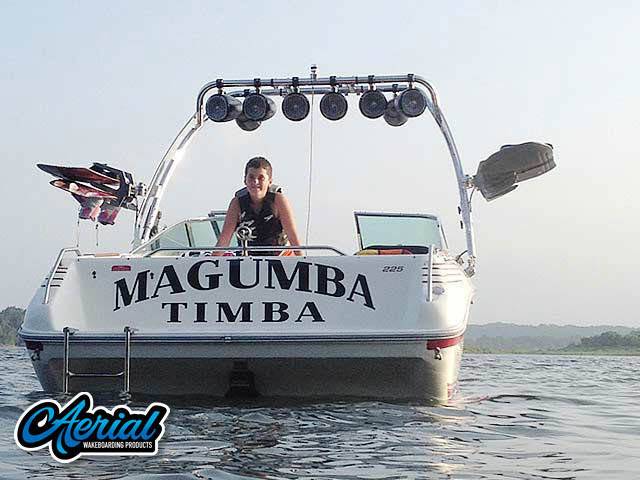 1991 Sea Ray 225 with a FreeRide Wakeboard Tower, photo 1 of 2
