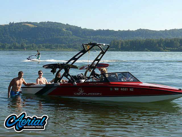 1991 Ski Centurion with a FreeRide Wakeboard Tower, photo 3 of 4