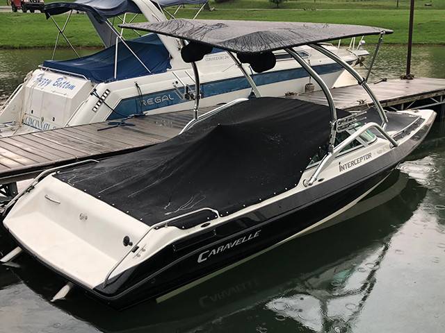 1994 Caravelle Interceptor with an Airborne 2.0 Wakeboard Tower, photo 1 of 2