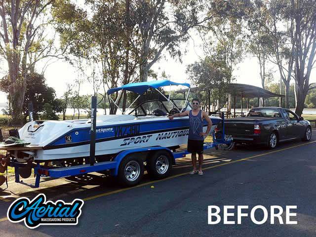 1994 Sport Nautique with an Airborne 2.0 Wakeboard Tower, photo 2 of 2
