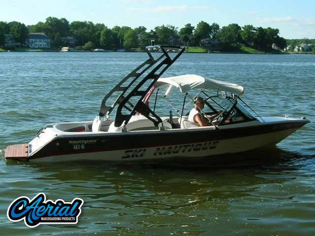1995 Ski Nautique with a FreeRide Wakeboard Tower, photo 2 of 3