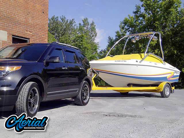 1997 Baja Islander 180 with an Airborne 2.0 Wakeboard Tower, photo 1 of 2