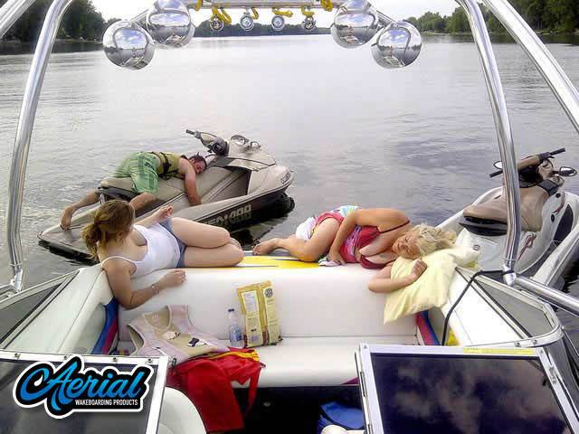 1997 Baja Islander 180 with an Airborne 2.0 Wakeboard Tower, photo 2 of 2