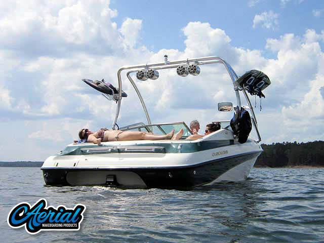1997 Crownline 202BR with an Airborne 2.0 Wakeboard Tower, photo 2 of 2