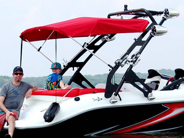 1997 Seadoo Challenger 1800 with a FreeRide Wakeboard Tower, photo 2 of 7
