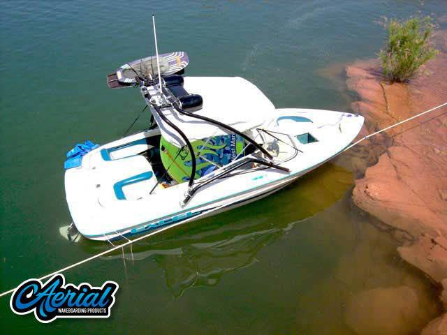 1997 Wellcraft excel 19ft with an Airborne 2.0 Wakeboard Tower, photo 2 of 3