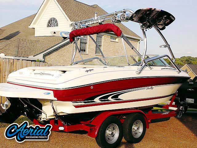 1998 Sea Ray 210BR with an Airborne 2.0 Wakeboard Tower, photo 2 of 7