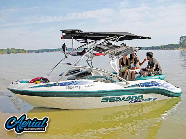1998 Seadoo Challenger 1800 with an Assault Wakeboard Tower