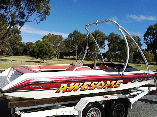 1998 Ski Craft 2000 with an Ascent 2.0 Wakeboard Tower, photo 1 of 3