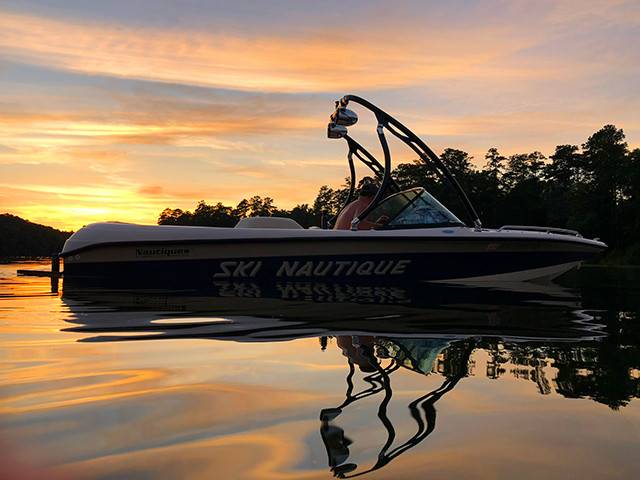 1998 Ski Nautique with an Ascent 2.0 Wakeboard Tower, photo 1 of 2