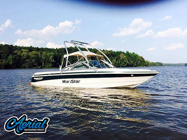 1999 MasterCraft Maristar 205 VRS with an Airborne 2.0 Wakeboard Tower, photo 1 of 7