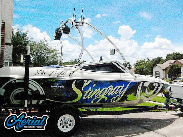 1999 Stingray 190lx with an Airborne 2.0 Wakeboard Tower, photo 1 of 10