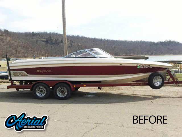 1999 Supra Santera with a FreeRide Wakeboard Tower, photo 2 of 5