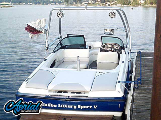 2001 Malibu Sunsetter VLX with an Airborne 2.0 Wakeboard Tower, photo 2 of 2