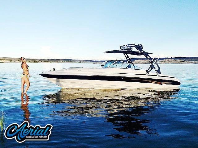 2002 Reinell 240-BR with a FreeRide Wakeboard Tower, photo 1 of 12