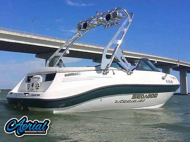 2002 Seadoo Utopia with a FreeRide Wakeboard Tower, photo 1 of 10
