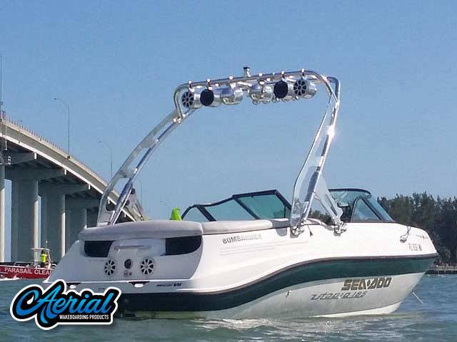2002 Seadoo Utopia with a FreeRide Wakeboard Tower, photo 3 of 10