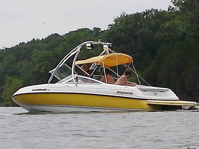 2003 Bryant 214 with an Ascent 2.0 Wakeboard Tower, photo 1 of 3
