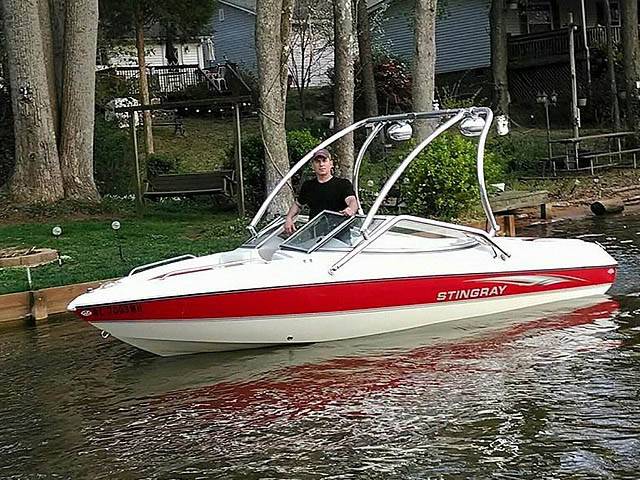 2003 Stingray 180LS with an Airborne 2.0 Wakeboard Tower, photo 1 of 4