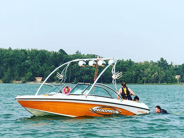 2004 Moomba Outback LSV with an Assault Wakeboard Tower, photo 1 of 3