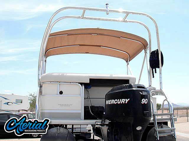 2006 Sunchaser 8524CR, 90EFI Mercury 4stroke with a F250 Pontoon Tower wakeboard tower, photo 2 of 4