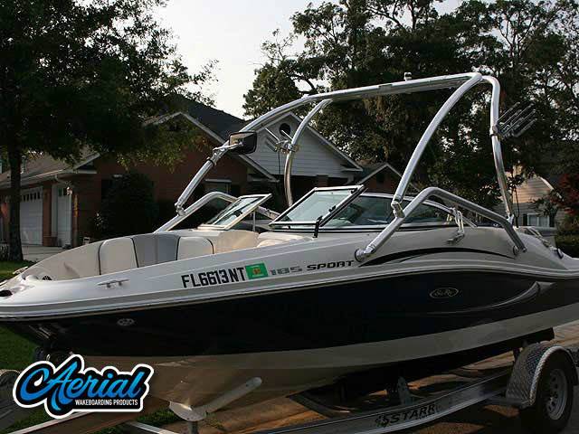 2008 Sea Ray 185 Sport with an Airborne 2.0 Wakeboard Tower, photo 1 of 5