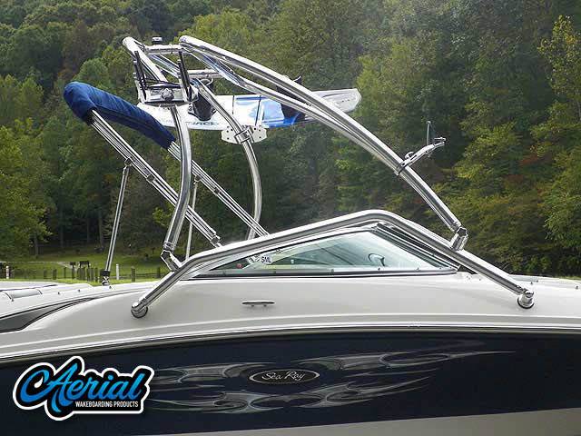 2008 Sea Ray 195 Sport with an Airborne 2.0 Wakeboard Tower, photo 2 of 6