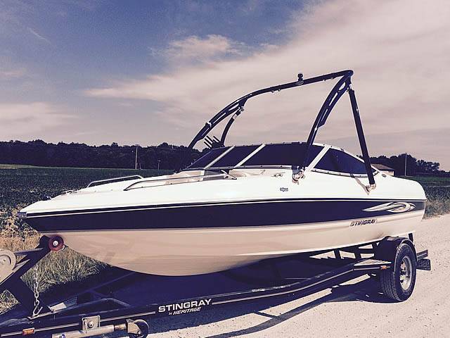 2008 Stingray 185 LX with an Ascent 2.0 Wakeboard Tower, photo 1 of 2