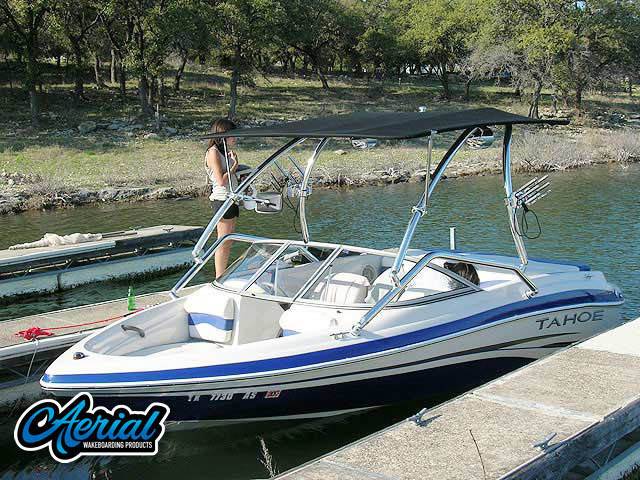 2008 Tahoe with an Airborne 2.0 Wakeboard Tower, photo 1 of 4