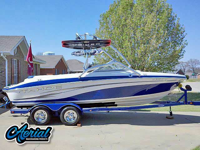 2008 Tahoe Q6 with an Airborne 2.0 Wakeboard Tower, photo 1 of 3