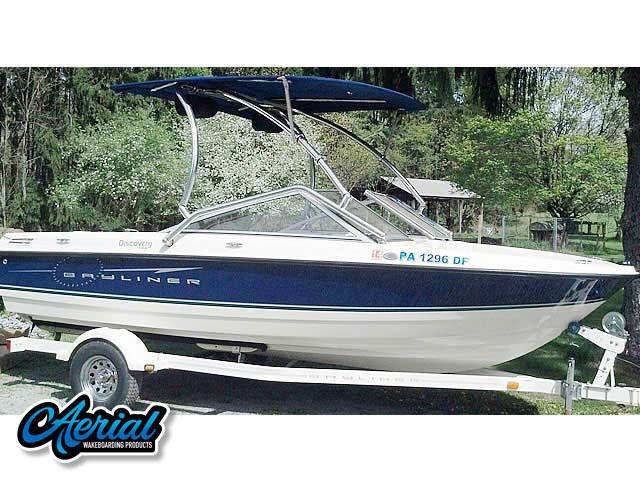 2009 Bayliner Discovery 195 with an Airborne 2.0 Wakeboard Tower, photo 1 of 4