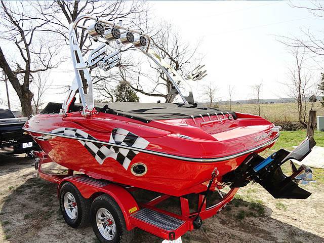 2009 Crownline LPX with a FreeRide Wakeboard Tower, photo 1 of 6
