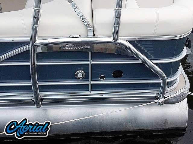 2012 Godfrey AquaPatio Coastal Edition with a F250 Pontoon Tower wakeboard tower, photo 3 of 4
